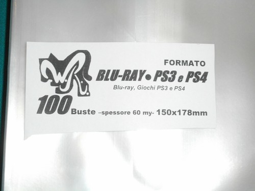 100 buste blu ray - -, e